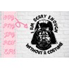 Vader I dont give a sith SW inspired SVG + PNG + EPS + jpg +pdf cutting files bundle for cricut silhouette printable