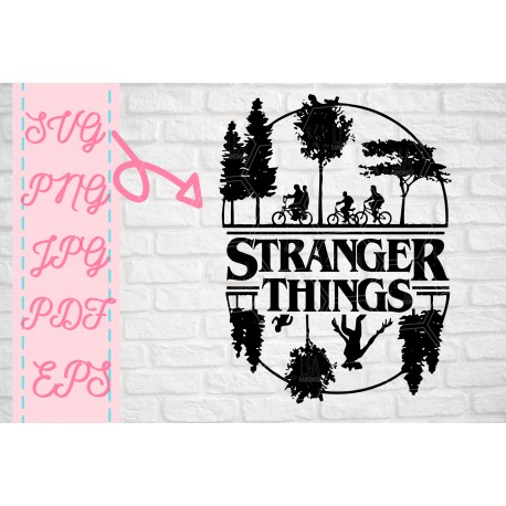 Stranger Things SVG Stranger Things inspired SVG + PNG + EPS + jpg + pdf