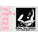 Tribute to Eddie Van Halen SVG Eddie Van Halen SVG inspired SVG + PNG + EPS + jpg + pdf