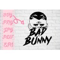 Bad Bunny SVG inspired SVG + PNG + EPS + jpg + pdf