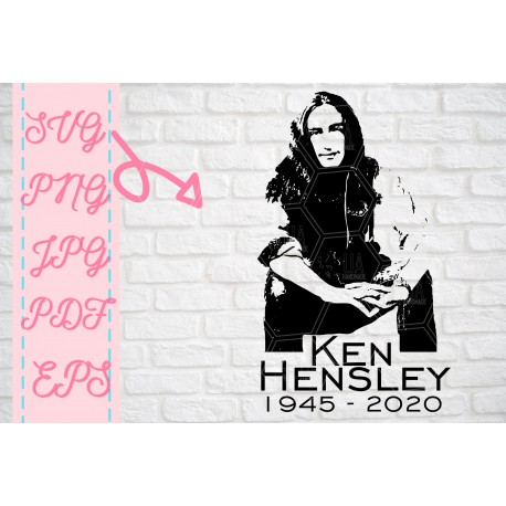Ken Hensley SVG Uriah Heep rip Ken Hensley SVG + PNG + EPS + jpg + pdf