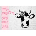 Cow SVG Not my pasture svg Heifer inspired SVG + PNG + EPS + jpg + pdf
