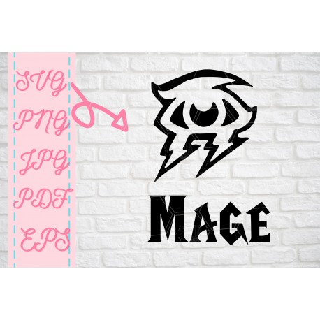 Mage svg World of Warcraft SVG inspired SVG + PNG + EPS + jpg + pdf